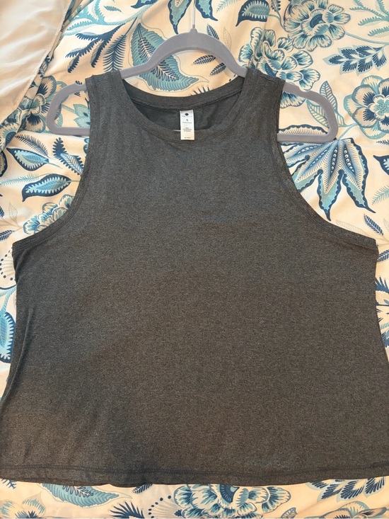 Yogalicious Tops - Yogalicious Heather Charcoal athletic tank